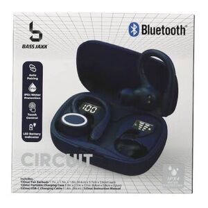 Bass Jaxx Bluetooth Earbuds with Charging Case